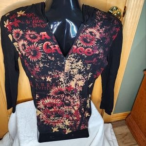 Women's lightweight hoodie.